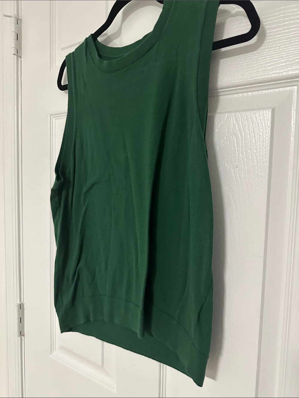 J Crew Factory Classic Sweater Shells, Size Large/L, Green